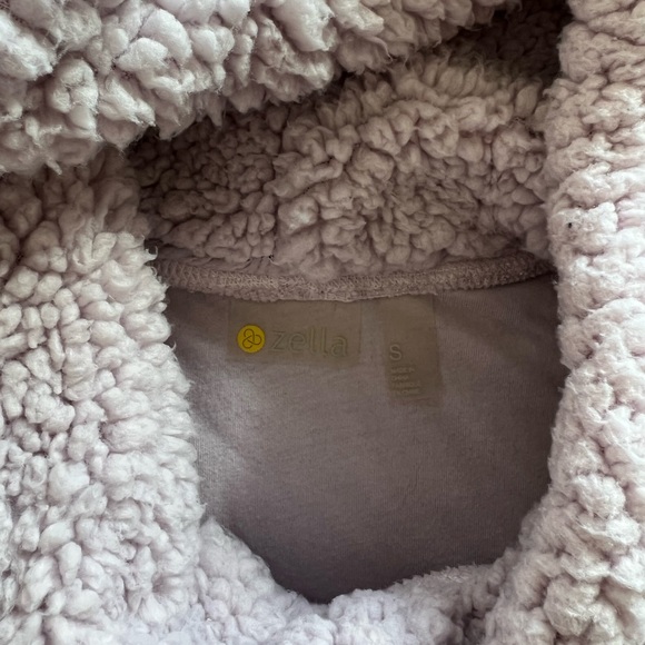 Light purple Zella sherpa hoodie - Picture 7 of 8